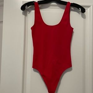 Wilfred free red tank top bodysuit